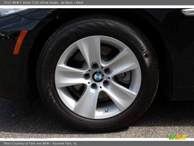 Jet Black / Black 2013 BMW 5 Series 528i xDrive Sedan