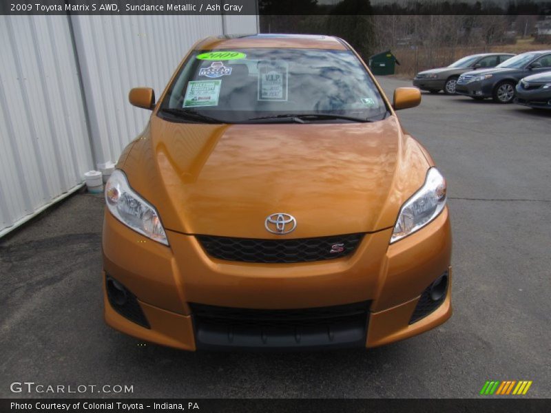 Sundance Metallic / Ash Gray 2009 Toyota Matrix S AWD