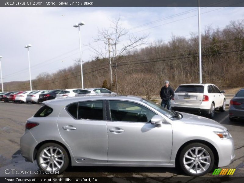 Silver Lining / Black 2013 Lexus CT 200h Hybrid