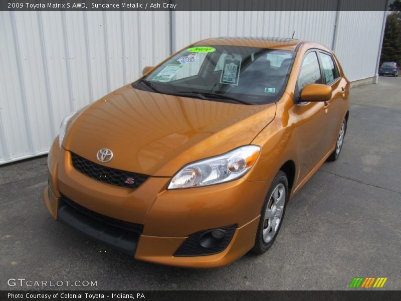 Front 3/4 View of 2009 Matrix S AWD