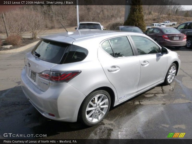Silver Lining / Black 2013 Lexus CT 200h Hybrid