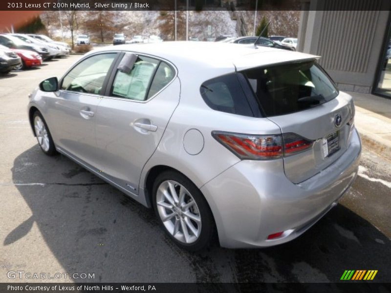 Silver Lining / Black 2013 Lexus CT 200h Hybrid