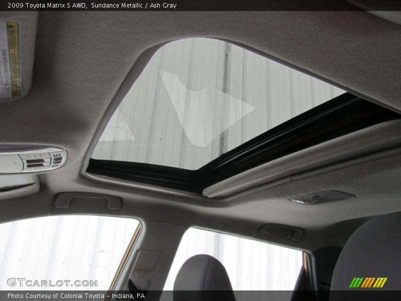 Sundance Metallic / Ash Gray 2009 Toyota Matrix S AWD