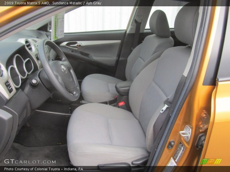  2009 Matrix S AWD Ash Gray Interior