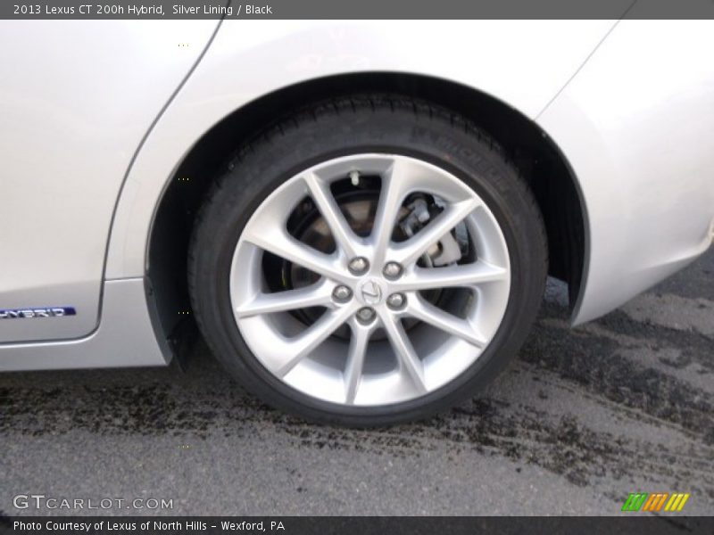 Silver Lining / Black 2013 Lexus CT 200h Hybrid