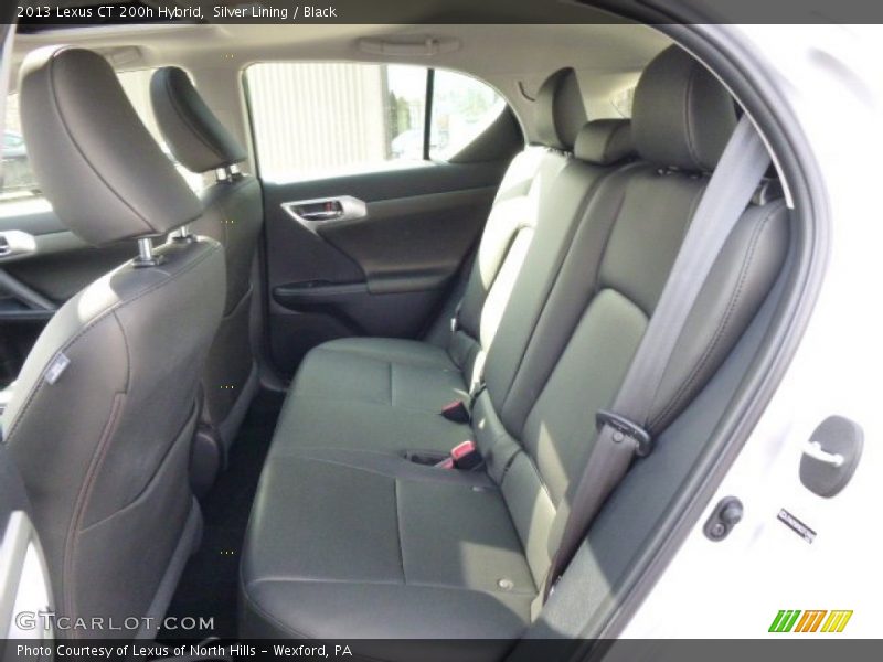 Silver Lining / Black 2013 Lexus CT 200h Hybrid