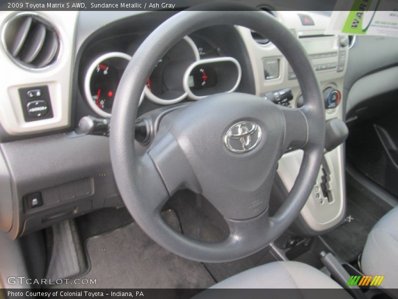 Sundance Metallic / Ash Gray 2009 Toyota Matrix S AWD