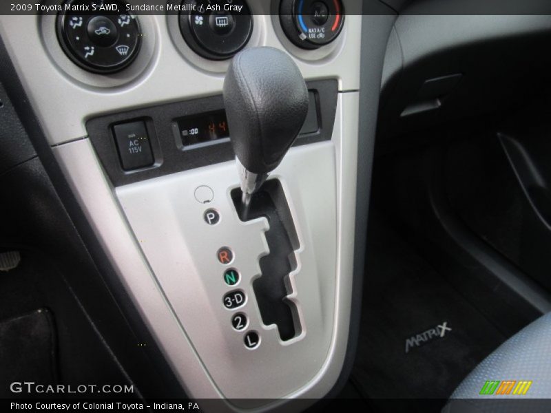  2009 Matrix S AWD 4 Speed Automatic Shifter