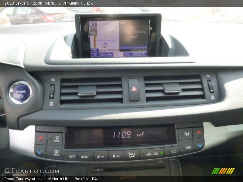 Silver Lining / Black 2013 Lexus CT 200h Hybrid