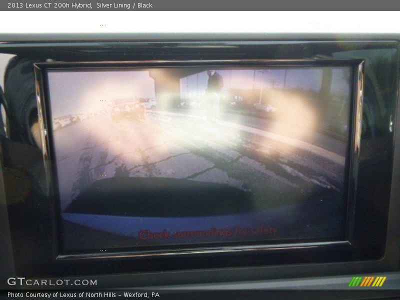 Silver Lining / Black 2013 Lexus CT 200h Hybrid