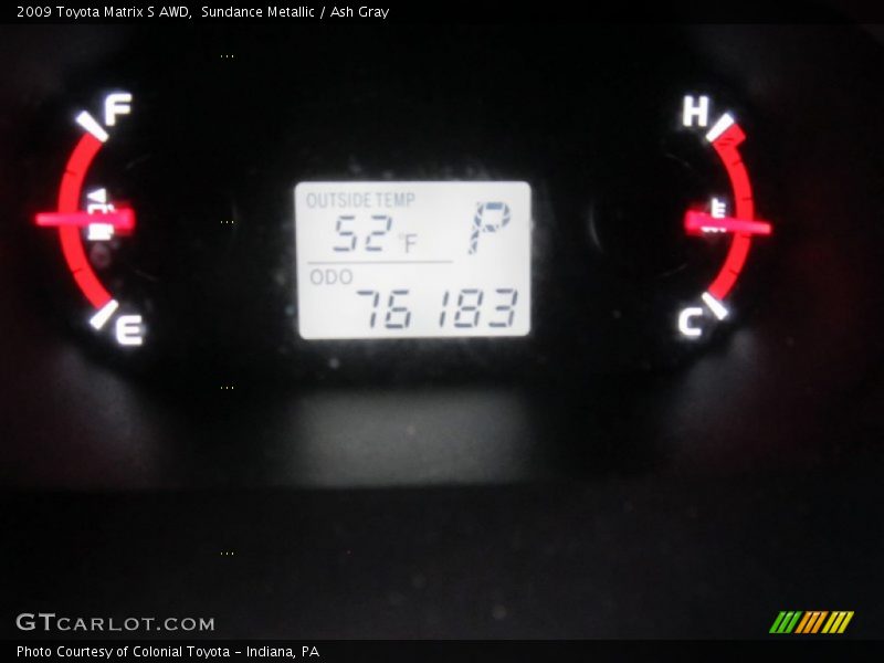 Sundance Metallic / Ash Gray 2009 Toyota Matrix S AWD