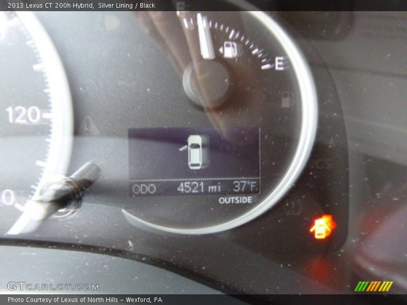 Silver Lining / Black 2013 Lexus CT 200h Hybrid
