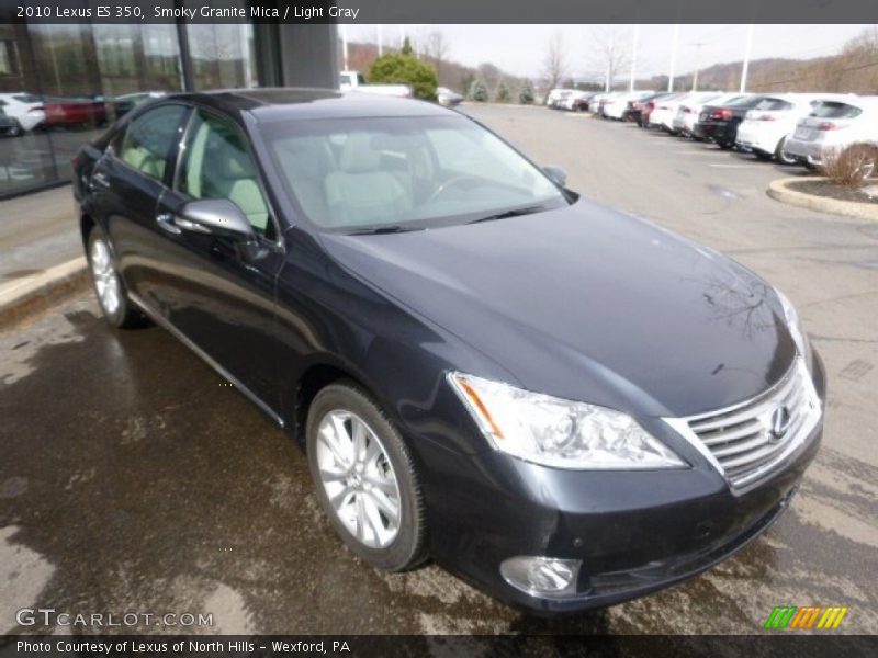 Smoky Granite Mica / Light Gray 2010 Lexus ES 350