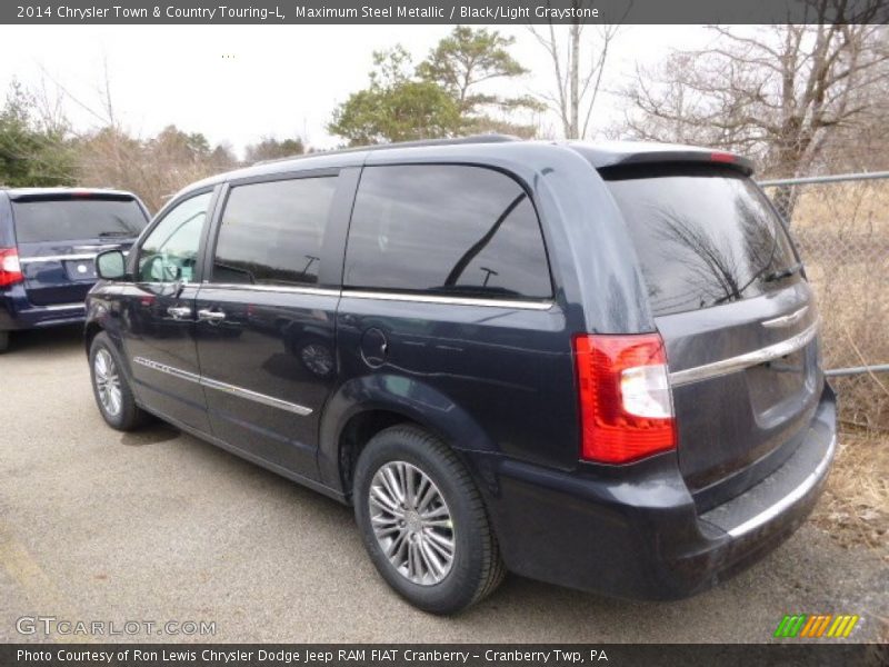 Maximum Steel Metallic / Black/Light Graystone 2014 Chrysler Town & Country Touring-L
