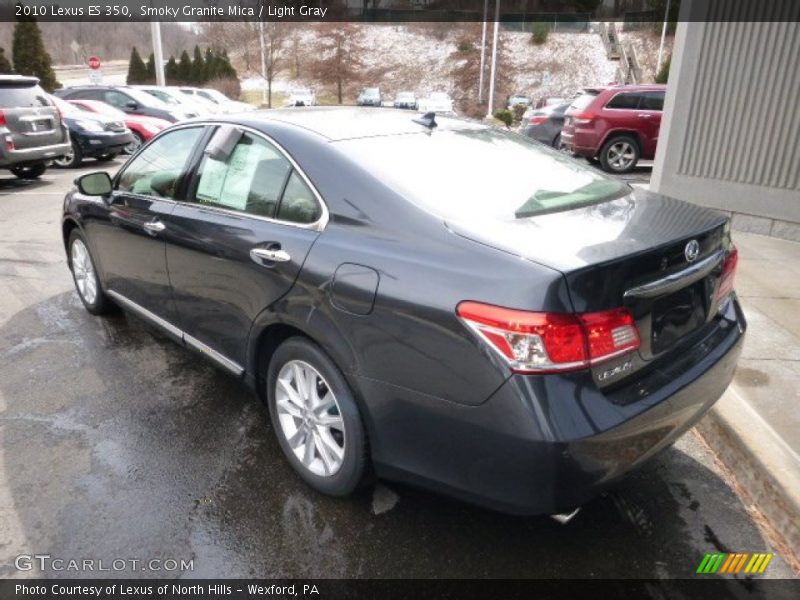 Smoky Granite Mica / Light Gray 2010 Lexus ES 350