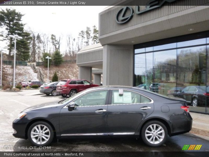 Smoky Granite Mica / Light Gray 2010 Lexus ES 350