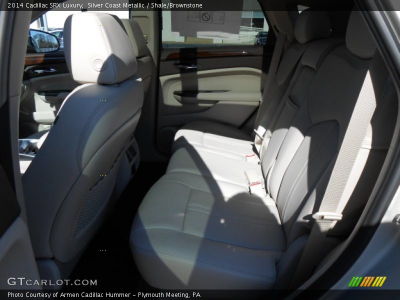 Silver Coast Metallic / Shale/Brownstone 2014 Cadillac SRX Luxury