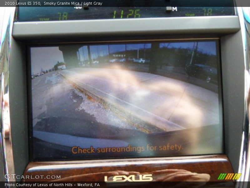 Smoky Granite Mica / Light Gray 2010 Lexus ES 350