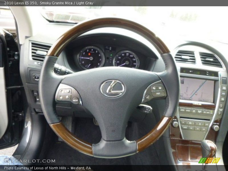 Smoky Granite Mica / Light Gray 2010 Lexus ES 350