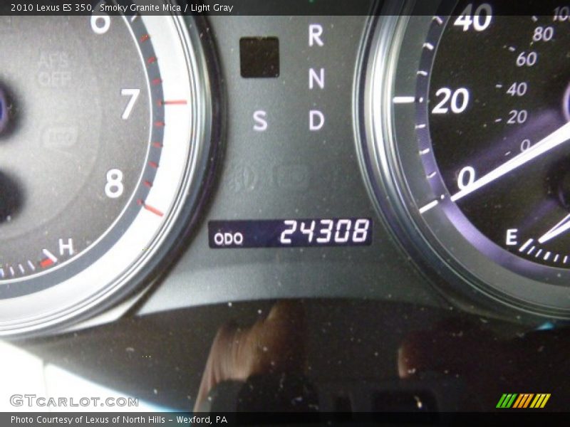 Smoky Granite Mica / Light Gray 2010 Lexus ES 350