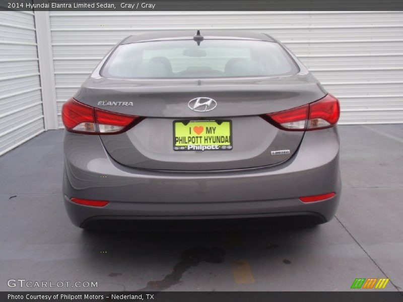 Gray / Gray 2014 Hyundai Elantra Limited Sedan