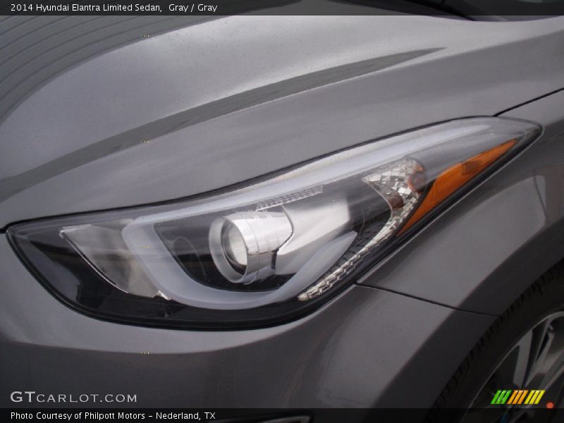 Gray / Gray 2014 Hyundai Elantra Limited Sedan