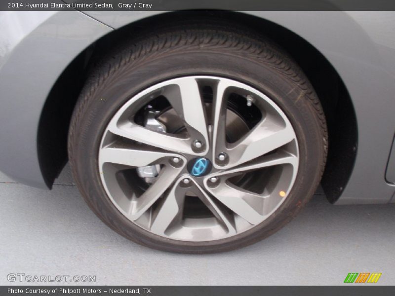 Gray / Gray 2014 Hyundai Elantra Limited Sedan