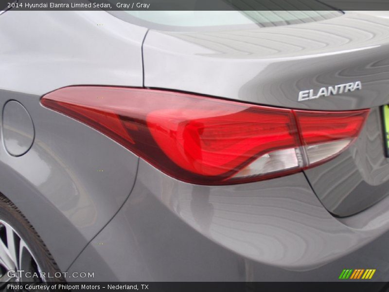 Gray / Gray 2014 Hyundai Elantra Limited Sedan