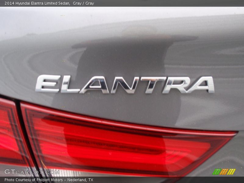 Gray / Gray 2014 Hyundai Elantra Limited Sedan