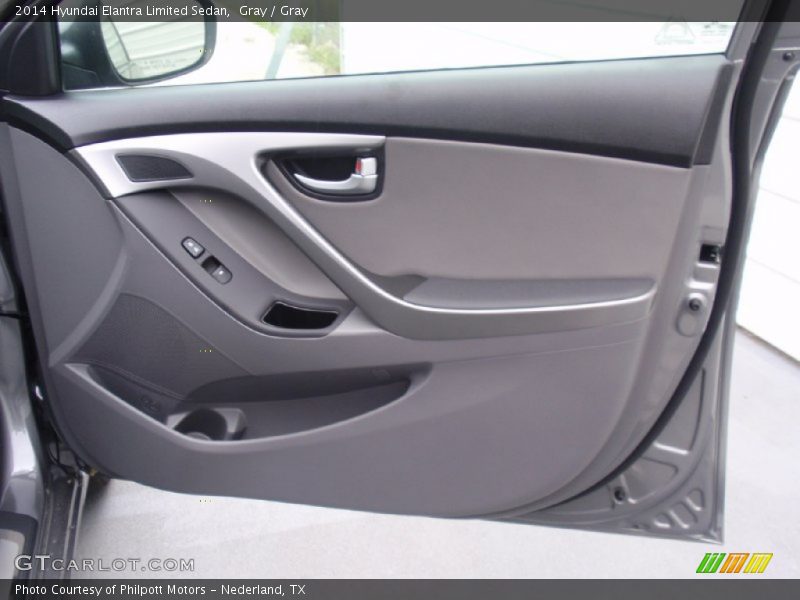 Gray / Gray 2014 Hyundai Elantra Limited Sedan