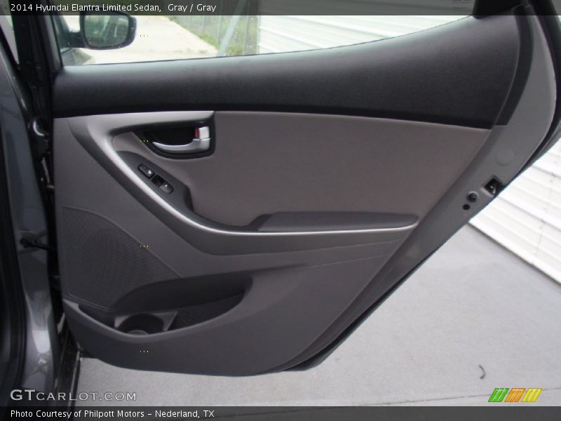 Gray / Gray 2014 Hyundai Elantra Limited Sedan