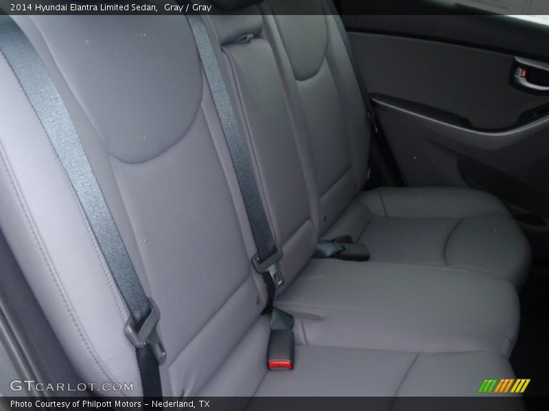 Gray / Gray 2014 Hyundai Elantra Limited Sedan