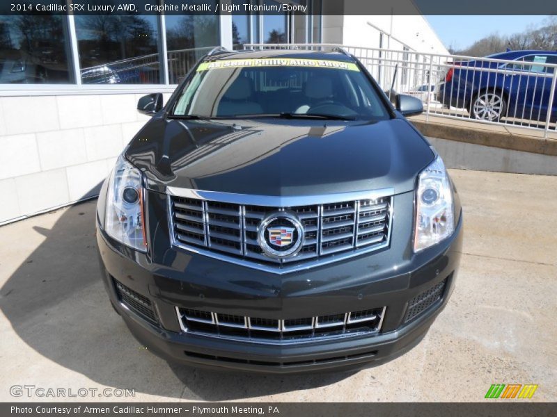 Graphite Metallic / Light Titanium/Ebony 2014 Cadillac SRX Luxury AWD