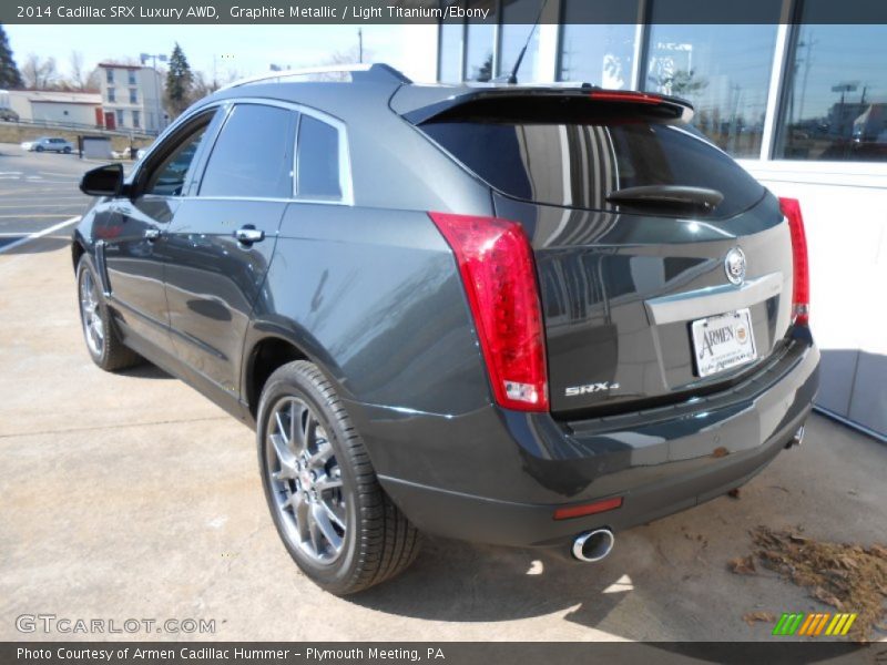Graphite Metallic / Light Titanium/Ebony 2014 Cadillac SRX Luxury AWD