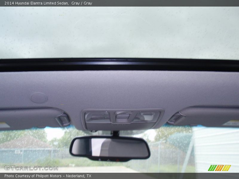 Gray / Gray 2014 Hyundai Elantra Limited Sedan