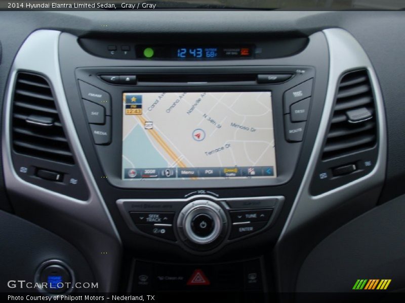 Gray / Gray 2014 Hyundai Elantra Limited Sedan