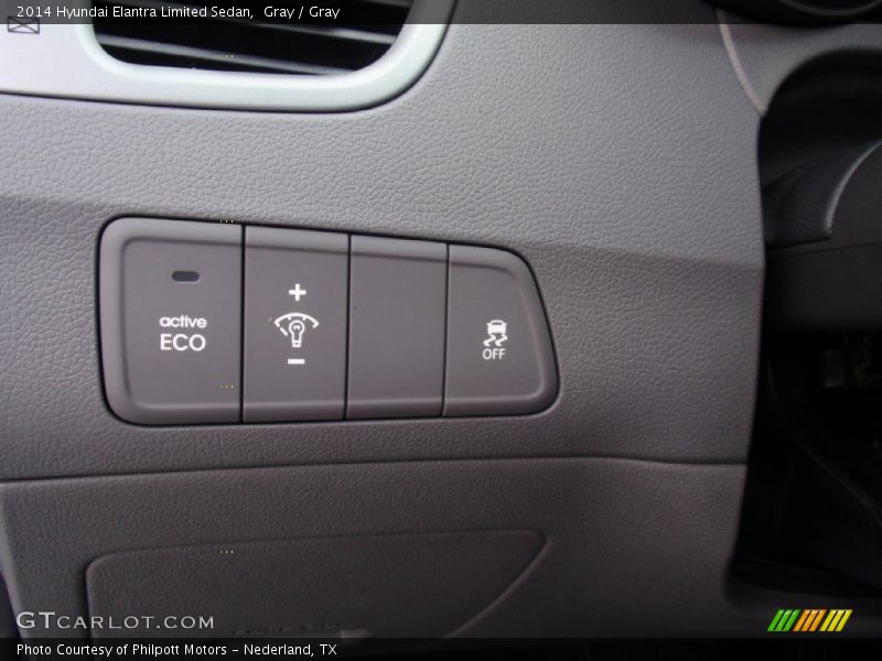 Gray / Gray 2014 Hyundai Elantra Limited Sedan