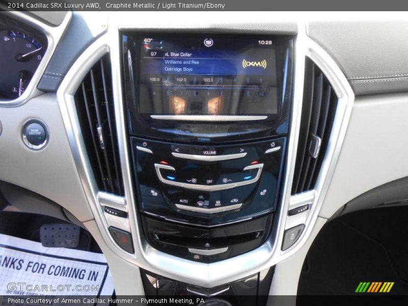 Graphite Metallic / Light Titanium/Ebony 2014 Cadillac SRX Luxury AWD
