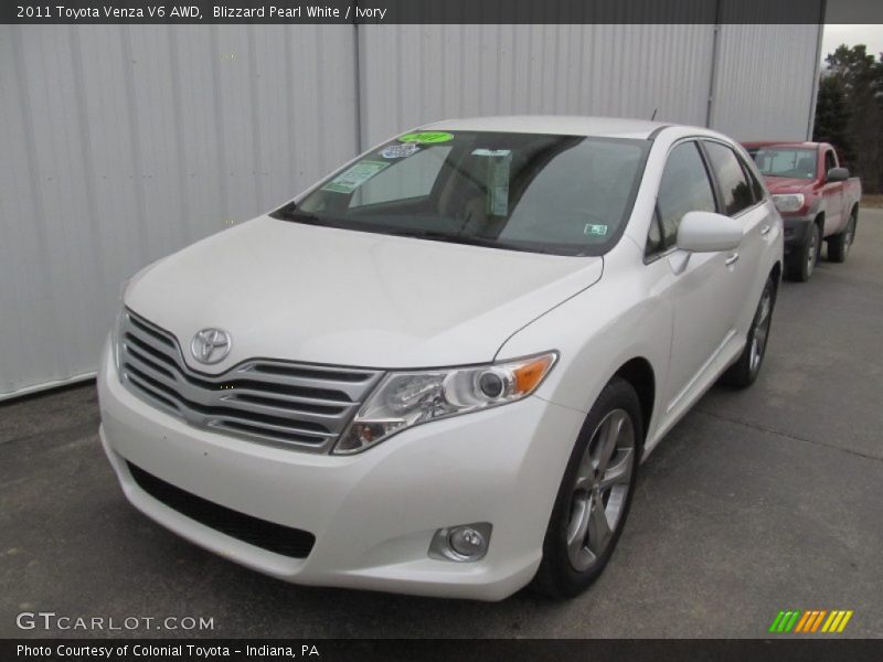 Blizzard Pearl White / Ivory 2011 Toyota Venza V6 AWD