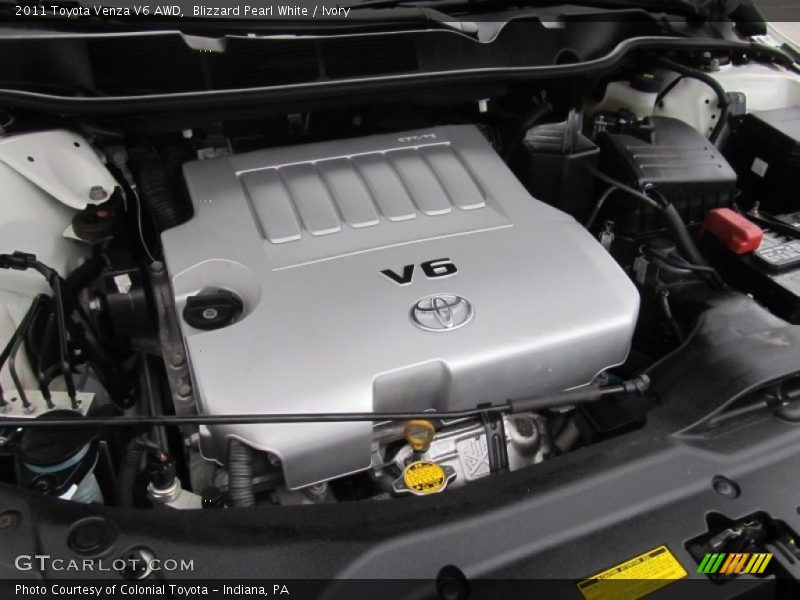 Blizzard Pearl White / Ivory 2011 Toyota Venza V6 AWD