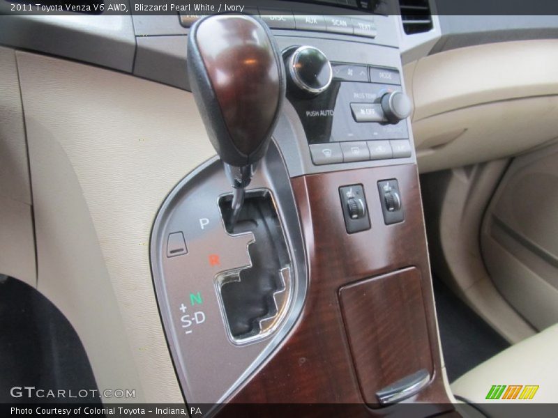 Blizzard Pearl White / Ivory 2011 Toyota Venza V6 AWD