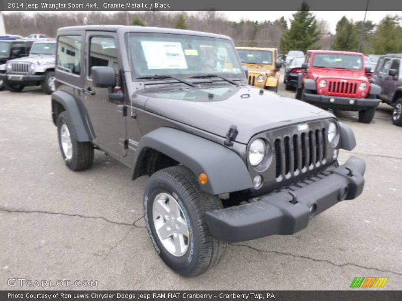 Granite Metallic / Black 2014 Jeep Wrangler Sport 4x4