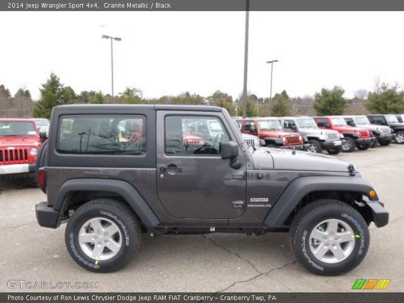 Granite Metallic / Black 2014 Jeep Wrangler Sport 4x4