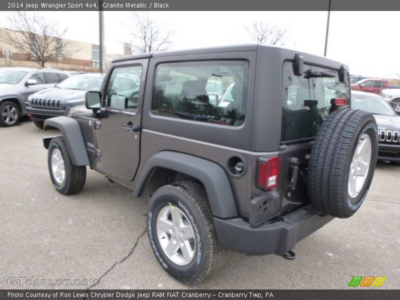 Granite Metallic / Black 2014 Jeep Wrangler Sport 4x4