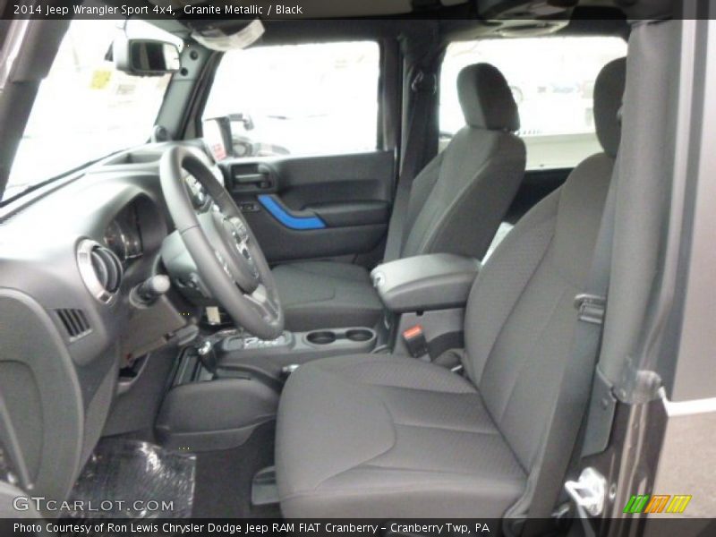 Granite Metallic / Black 2014 Jeep Wrangler Sport 4x4