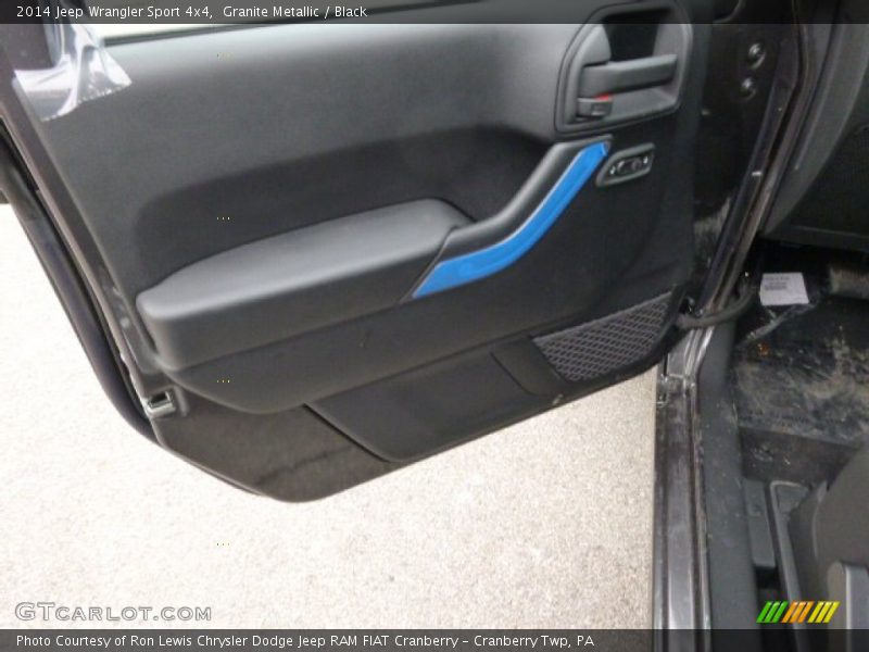 Granite Metallic / Black 2014 Jeep Wrangler Sport 4x4