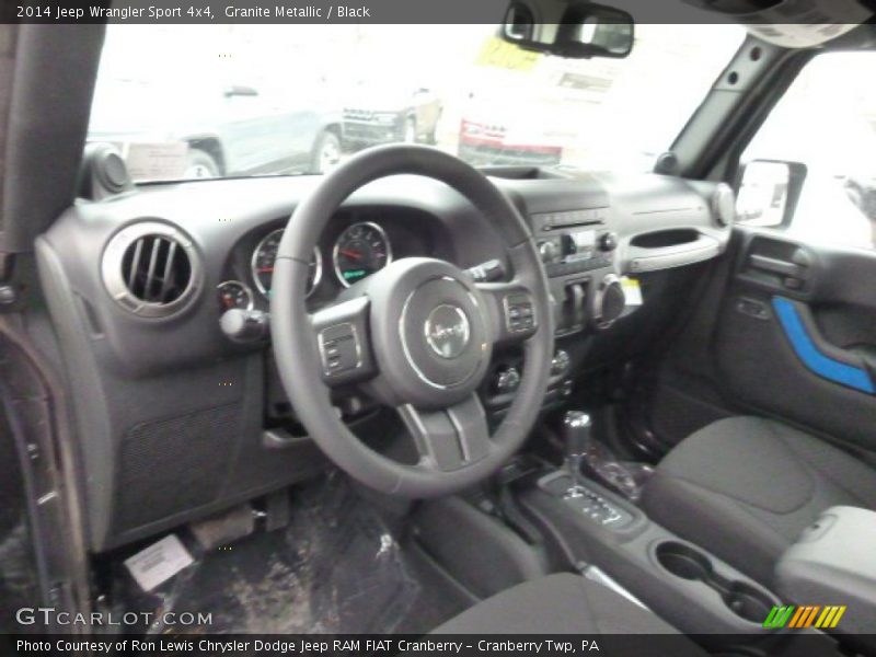 Granite Metallic / Black 2014 Jeep Wrangler Sport 4x4