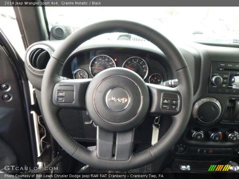 Granite Metallic / Black 2014 Jeep Wrangler Sport 4x4