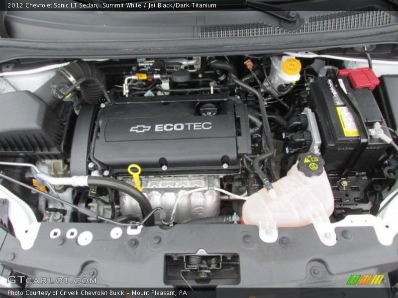 Summit White / Jet Black/Dark Titanium 2012 Chevrolet Sonic LT Sedan