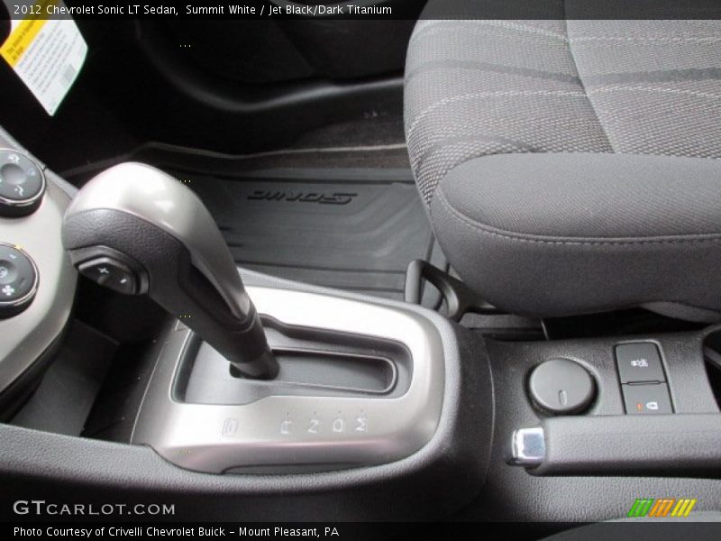 Summit White / Jet Black/Dark Titanium 2012 Chevrolet Sonic LT Sedan